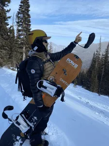 BugSplat team splitboarding in the backcountry