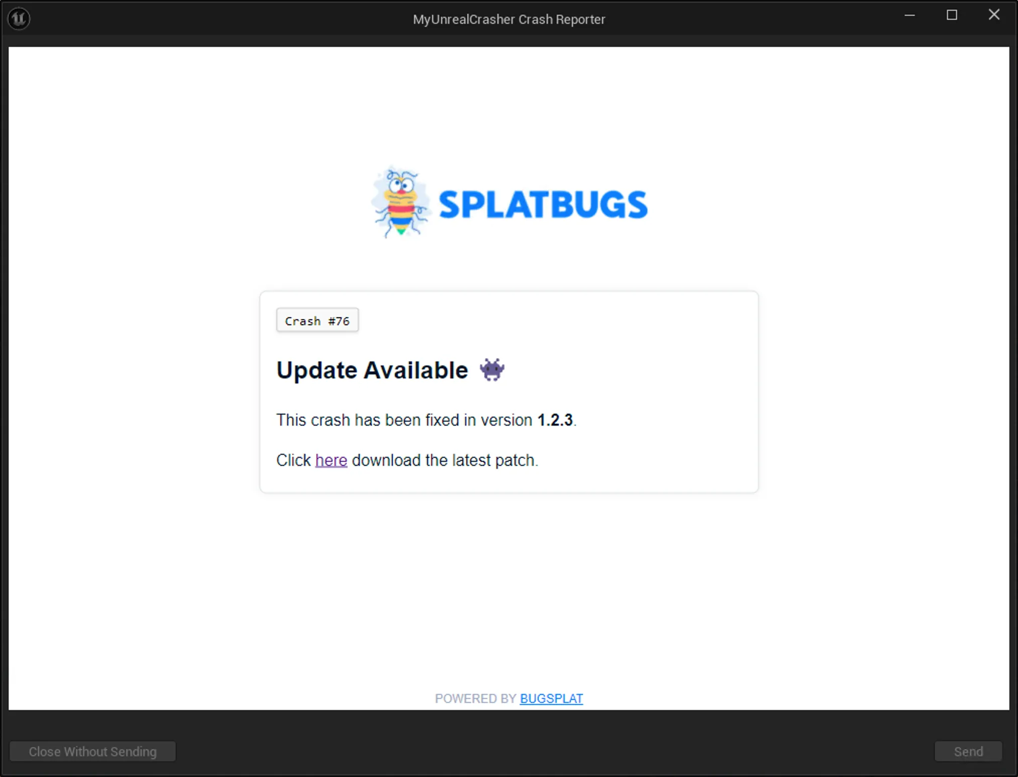 Support Response UI Example