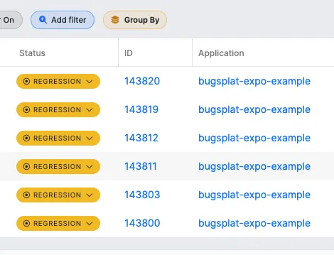 BugSplat error grouping by root cause