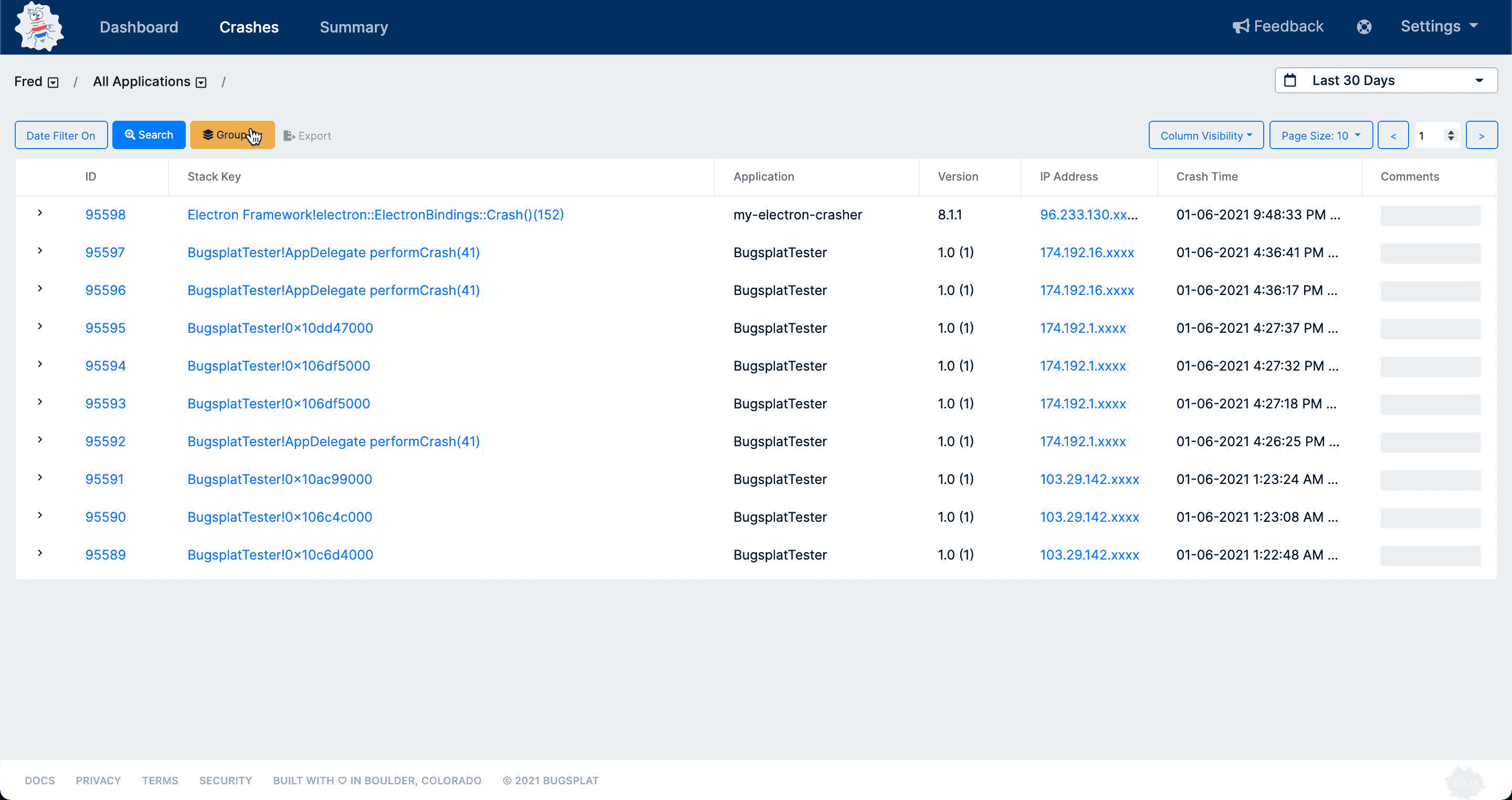 group by load more results